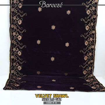 VELVET SHAWLS