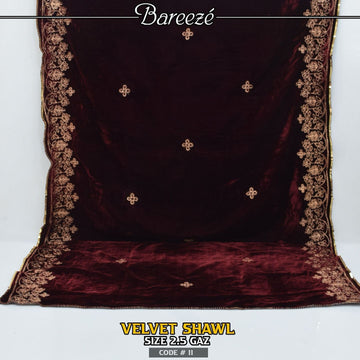 VELVET SHAWALS