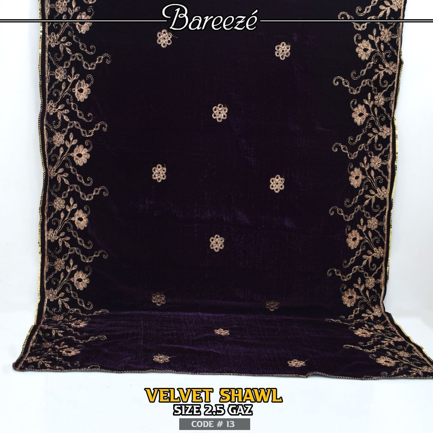 VELVET SHAWLS