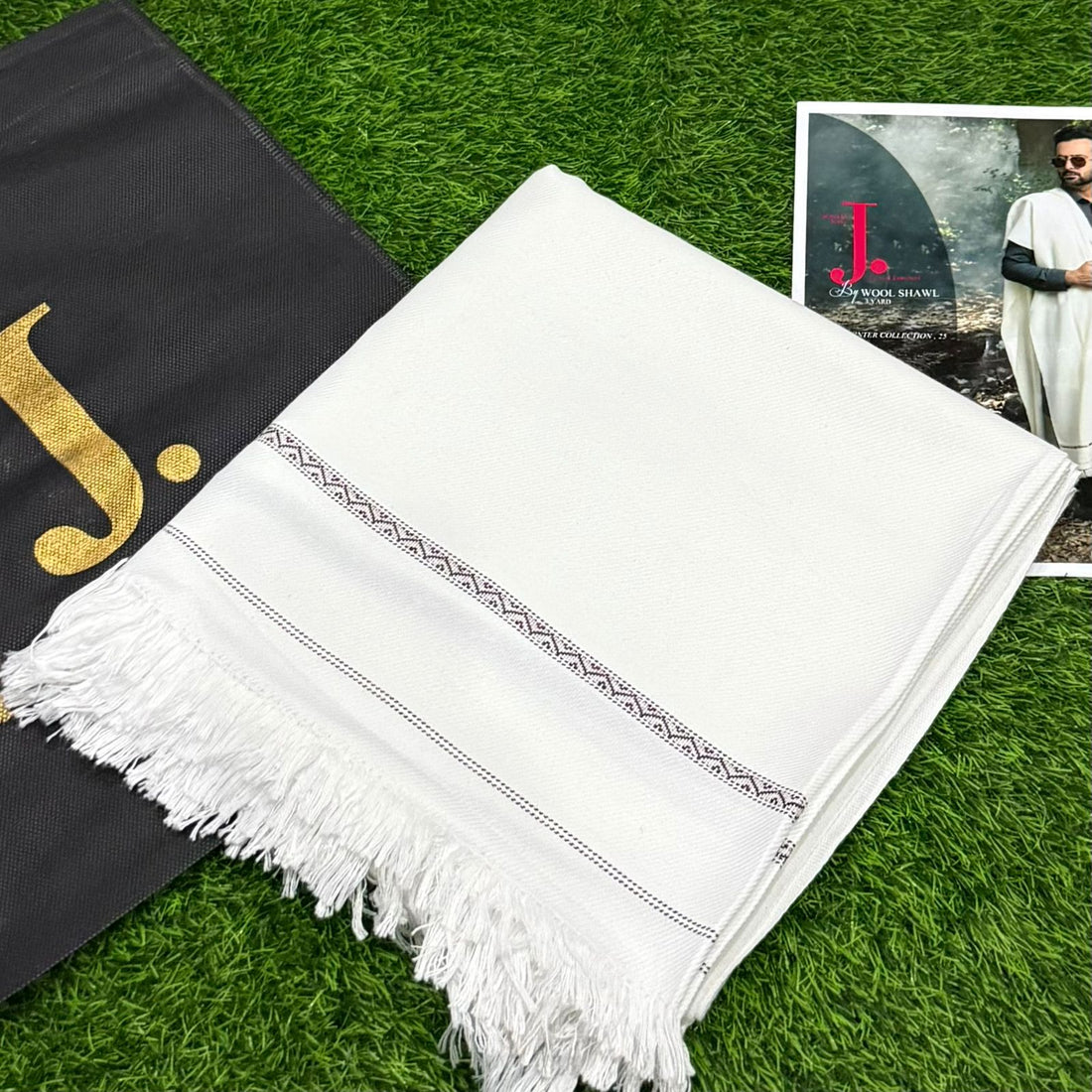 Luxury Men's Wool Shawl (Gift Packing)