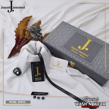 Junaid jamshed Ramadan Special 2026  Luxary wash n waer Gift packing(OFF WHITE)08