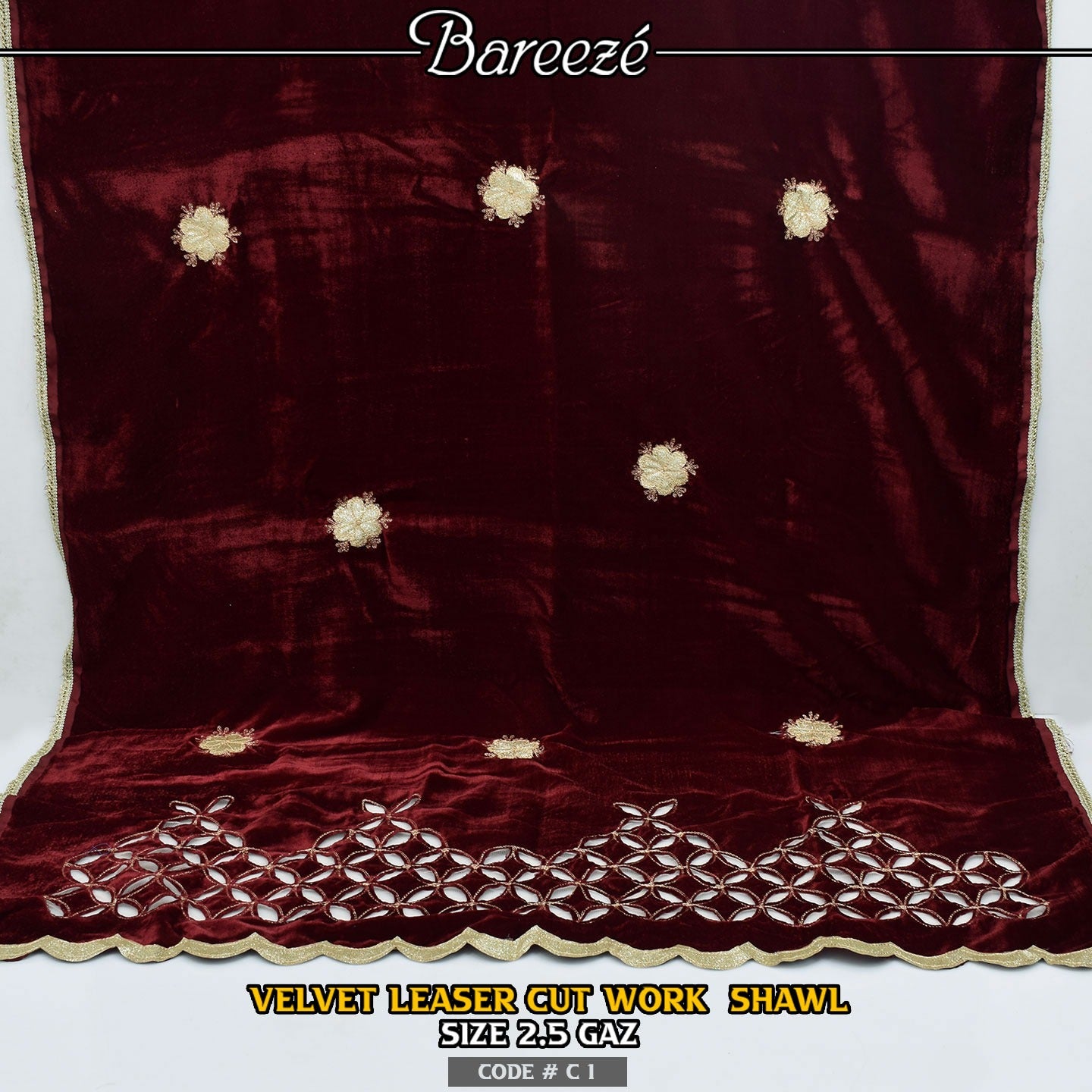 Leaser Cut Shawl